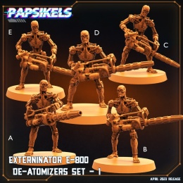 EXTERMINATOR E-800 - DE-ATOMIZERS - SET 1