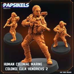HUMAN COLONIAL MARINE COLONEL EULA HENDRICKS - 2
