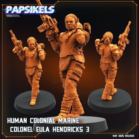 HUMAN COLONIAL MARINE COLONEL EULA HENDRICKS - 3