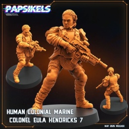 HUMAN COLONIAL MARINE COLONEL EULA HENDRICKS - 7
