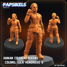 HUMAN COLONIAL MARINE COLONEL EULA HENDRICKS - 8
