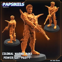HUMAN COLONIAL MARINE AJAX POWER SUIT PILOT - 1
