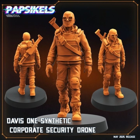 DAVIS ONE SYNTHETIC CORPORATE SECURITY DRONE - 1