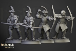 Sunland Archers - Oddział - 4 figurki