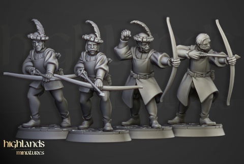 Sunland Archers - Oddział - 4 figurki