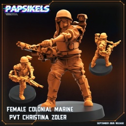 FEMALE HUMAN COLONIAL MARINE PVT CHRISTINA ZOLER