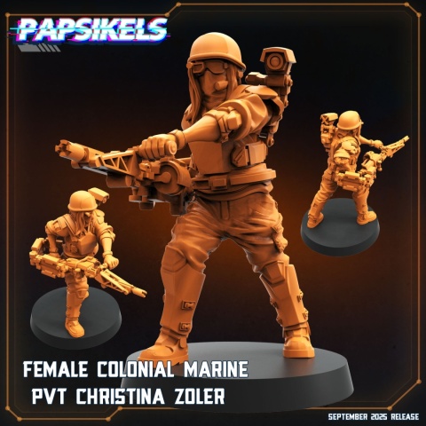 FEMALE HUMAN COLONIAL MARINE PVT CHRISTINA ZOLER