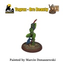 PROFESJONALNIE, RĘCZNIE MALOWANA FIGURKA YAGRAZ ORC BEAUTY ( 32 MM / SKALA 1:48)