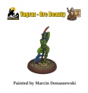 PROFESJONALNIE, RĘCZNIE MALOWANA FIGURKA YAGRAZ ORC BEAUTY ( 32 MM / SKALA 1:48)