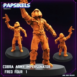 COBRA ARMY IMPERSONATOR FRED FOUR - 1