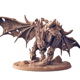 RUNAKK THE FORGEMASTER MOUNTED ON ALDEBERAN FIREBRAND (EPIC BEAST)