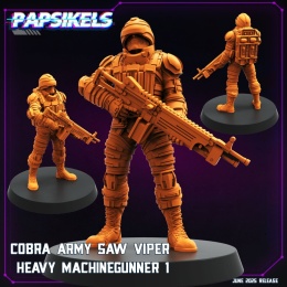 COBRA ARMY SAW VIPER HEAVY MACHINEGUNNER - 1