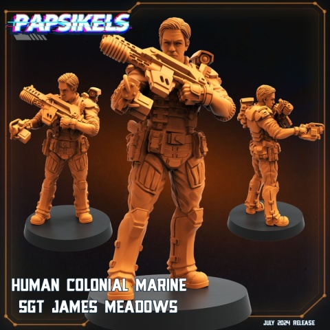 HUMAN COLONIAL MARINE SGT JAMES MEADOWS