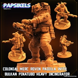 COLONIAL MERC ROVIN PADILLA WITH BULKAN PINATUBO HEAVY INCINERATOR