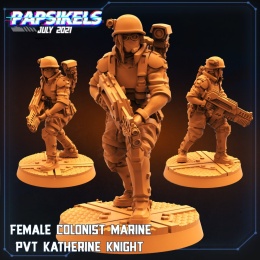 FEMALE COLONIST MARINE KATHERINE KNIGHT