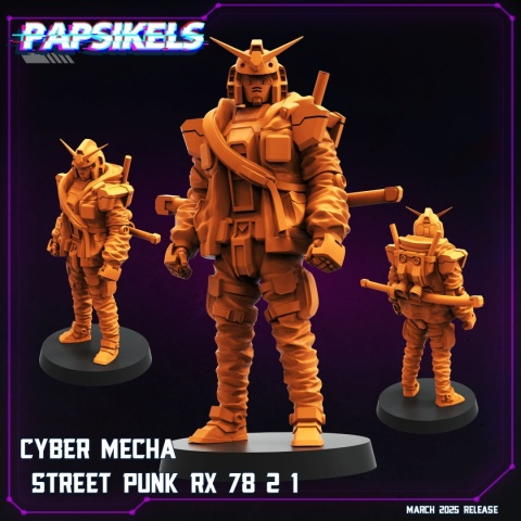 CYBER MECHA STREET PUNK RX 78 2 - 1