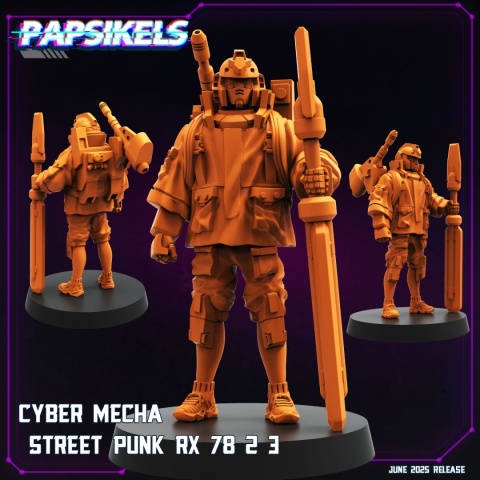 CYBER MECHA STREET PUNK RX 78 2 - 3