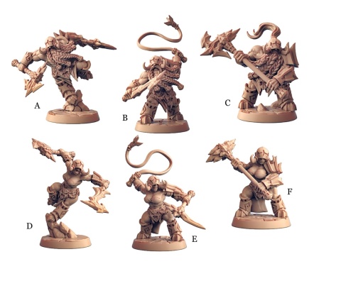 DUMLOK FLAMESEEKERS DARK FLAME DWARVES - UNIT 2