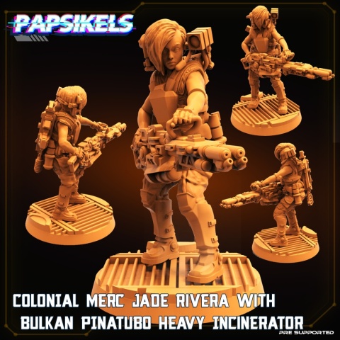 COLONIAL MERC JADE RIVERA WITH BULKAN PINATUBO HEAVY INCINERATOR