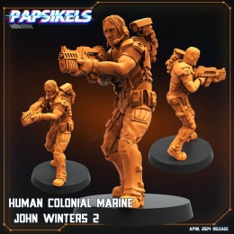 HUMAN COLONIAL MARINE JOHN WINTERS - 2