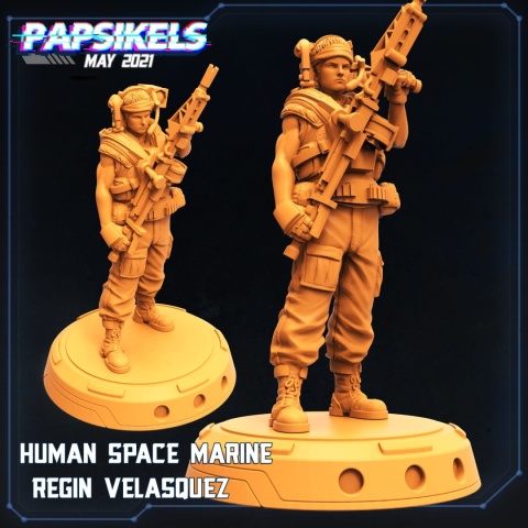 HUMAN COLONIAL MARINE REGIN VELASQUEZ