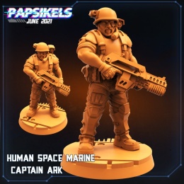 HUMAN SPACE MARINE CAPTAIN ARK - 1