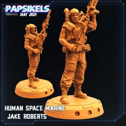 HUMAN COLONIAL MARINE JAKE ROBERTS