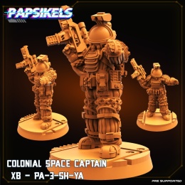 HUMAN COLONIAL SPACE EXPLORER CAPTAIN XB PA 3 SH YA