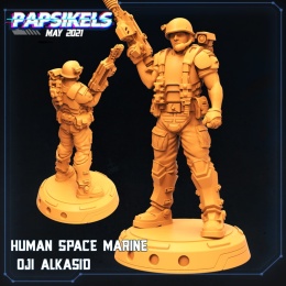 HUMAN COLONIAL MARINE OJI ALKASID