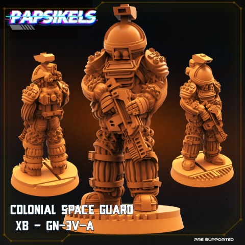 HUMAN COLONIAL SPACE EXPLORER GUARD XB GN 3V A