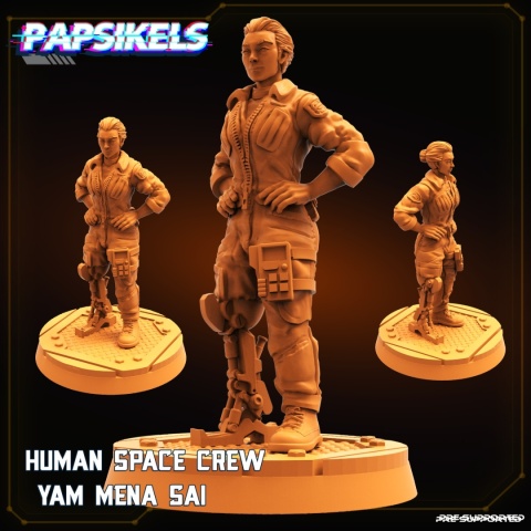 HUMAN SPACE CREW YAM MENA SAI