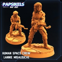 HUMAN SPACE CREW LANNIE MISALOUCHE