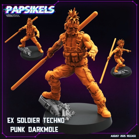 EX SOLDIER TECHNO PUNK DARKMOLE