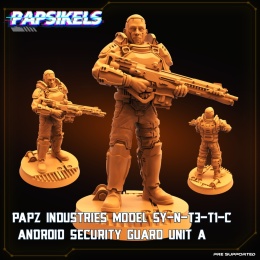 PAPZ INDUSTRIES ANDROID SECURITY GUARD UNIT A