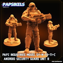 PAPZ INDUSTRIES ANDROID SECURITY GUARD UNIT B