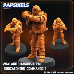 WAYLAND HANABISHI PMC DOGCATCHERS COMMANDO - 1
