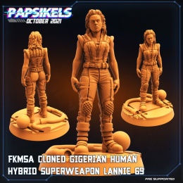 FKMSA CLONED GIGERIAN HUMAN SUPERWEAPON LANNIE 691