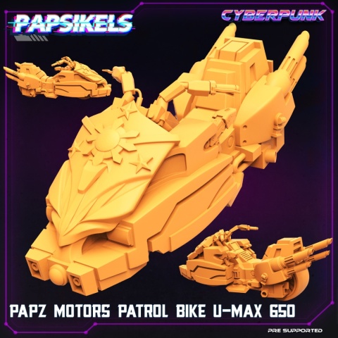 PAPZ MOTORS PATROL BIKE U-MAX 650