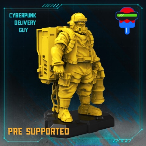 CYBERPUNK DELIVERY GUY CYBERPUNK DELIVERY GUY