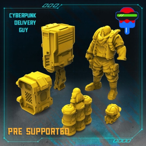 CYBERPUNK DELIVERY GUY CYBERPUNK DELIVERY GUY