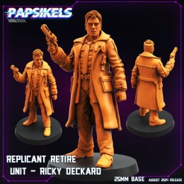 REPLICANT RETIRE UNIT RICKY DECKARD