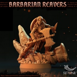 FEMALE BARBARIAN REAVER - 1