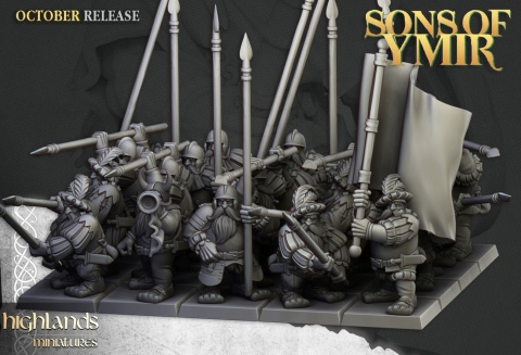 DWARF PIKEMEN UNIT DWARF PIKEMEN UNIT