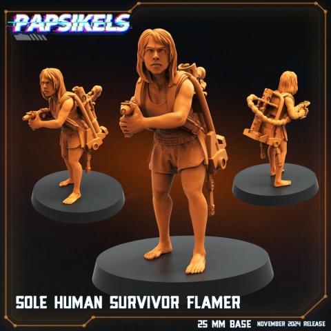 SOLE HUMAN SURVIVOR FLAMER