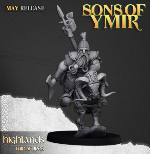MOUNTED DWARF LIGHT CAVALRY - CAPTAIN