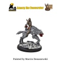 PROFESJONALNIE, RĘCZNIE MALOWANA FIGURKA AZNARG THE DESECRATOR ( 28 MM / SKALA 1:56)