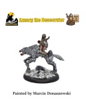 PROFESJONALNIE, RĘCZNIE MALOWANA FIGURKA AZNARG THE DESECRATOR ( 28 MM / SKALA 1:56)