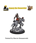 PROFESJONALNIE, RĘCZNIE MALOWANA FIGURKA AZNARG THE DESECRATOR ( 28 MM / SKALA 1:56)