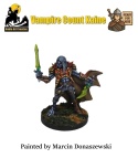 PROFESJONALNIE, RĘCZNIE MALOWANA FIGURKA VAMPIRE COUNT KAINE ( 32 MM / SKALA 1:48)