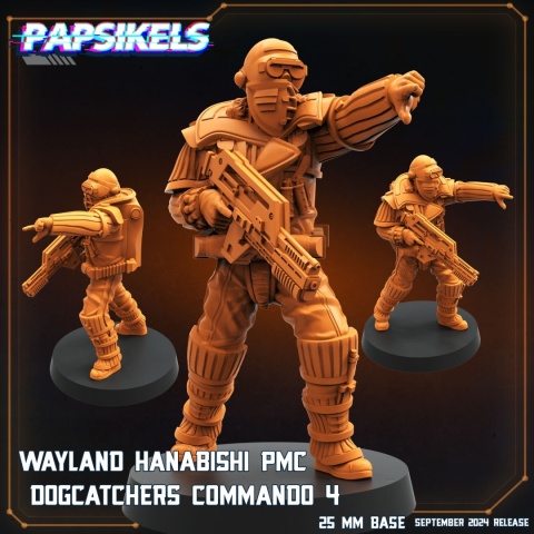 WAYLAND HANABISHI PMC DOGCATCHERS COMMANDO - 4